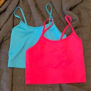 Balance Athletica Key Tanks in Marine & hibiscus